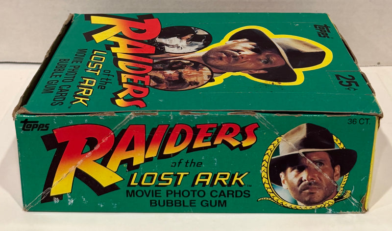 1981 Indiana Jones Raiders of the Lost Ark Vintage FULL 36 Pack Trading Card Box