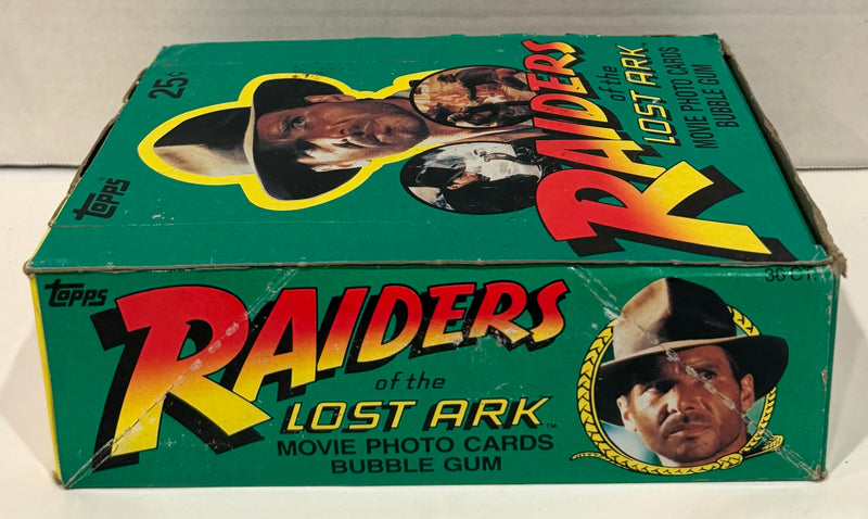 1981 Indiana Jones Raiders of the Lost Ark Vintage FULL 36 Pack Trading Card Box