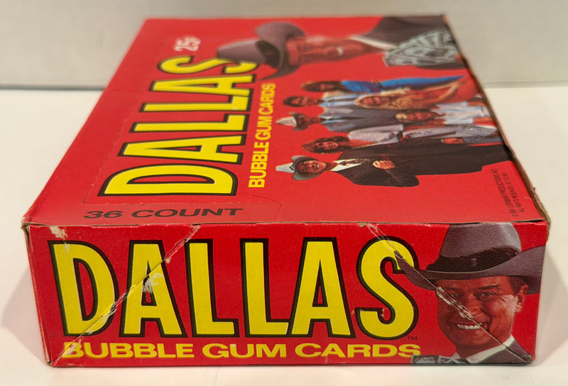 1981 Dallas TV Show Donruss Vintage Wax Trading Card Box FULL 36 Packs