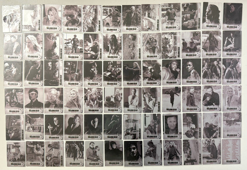 Walking Dead Season 3 Part 2 Silver Metal Variant Complete Trading Card Set of 7 - TvMovieCards.com