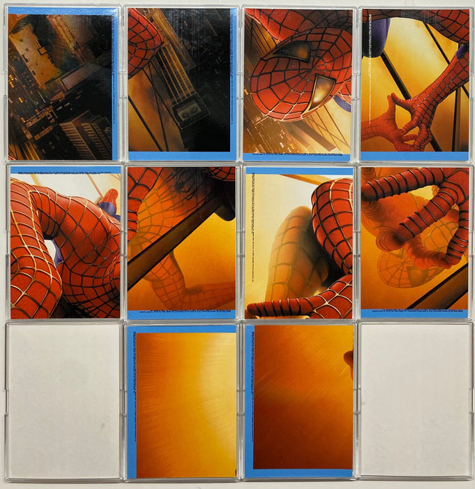 Spider-Man Movie Spider-Sense Glow Puzzle Sticker Chase Card Set Topps 2002   - TvMovieCards.com