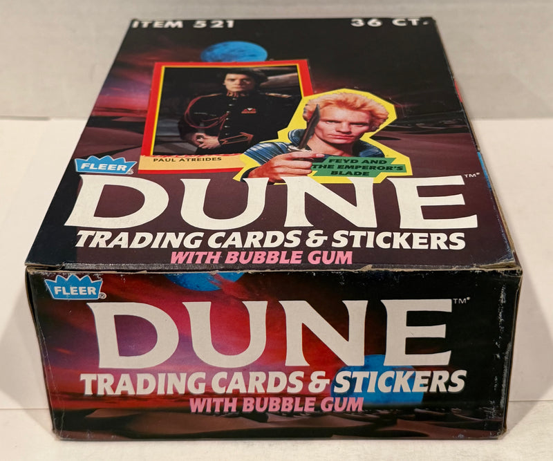 1984 Dune Vintage FULL 36 Wax Pack Trading Card Box Fleer