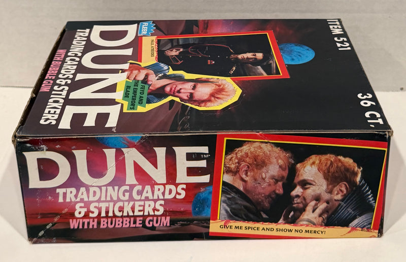 1984 Dune Vintage FULL 36 Wax Pack Trading Card Box Fleer