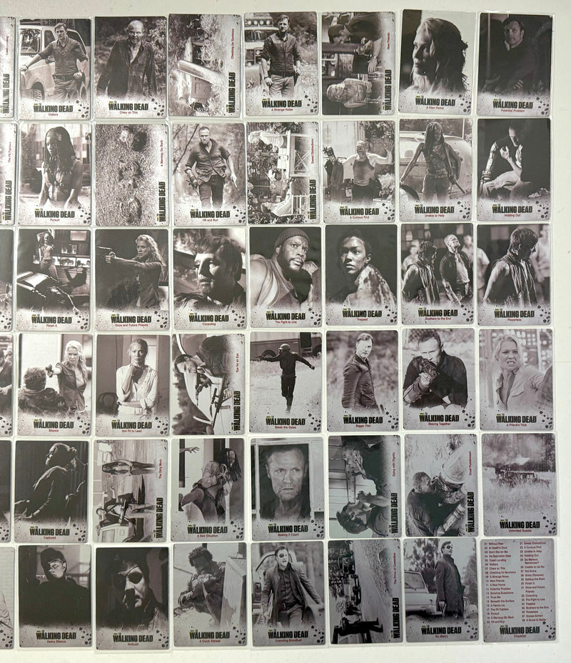 Walking Dead Season 3 Part 2 Silver Metal Variant Complete Trading Card Set of 7 - TvMovieCards.com