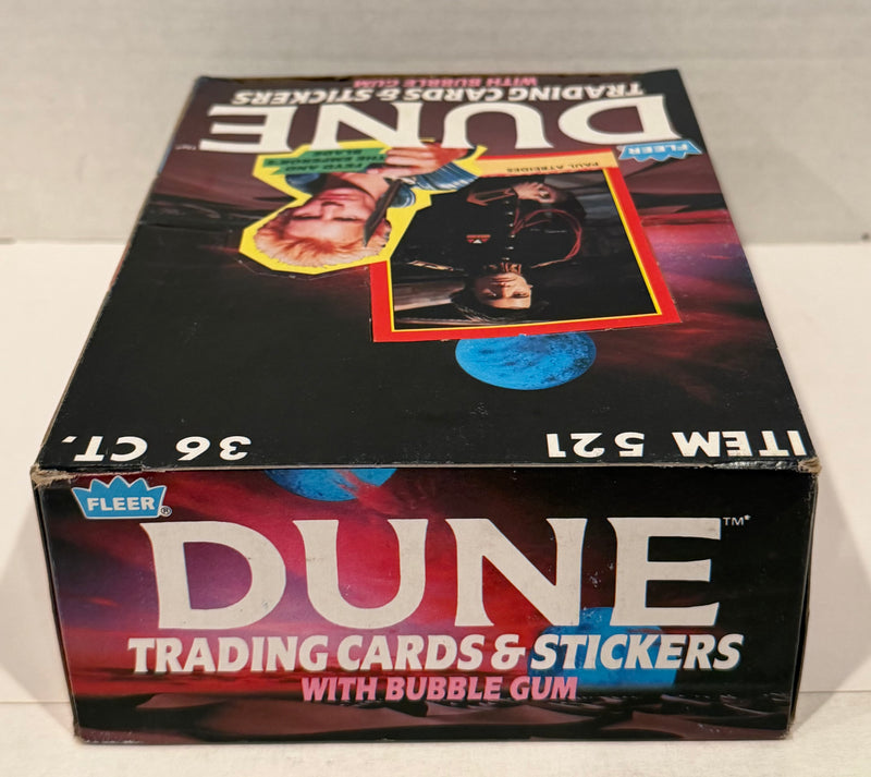 1984 Dune Vintage FULL 36 Wax Pack Trading Card Box Fleer