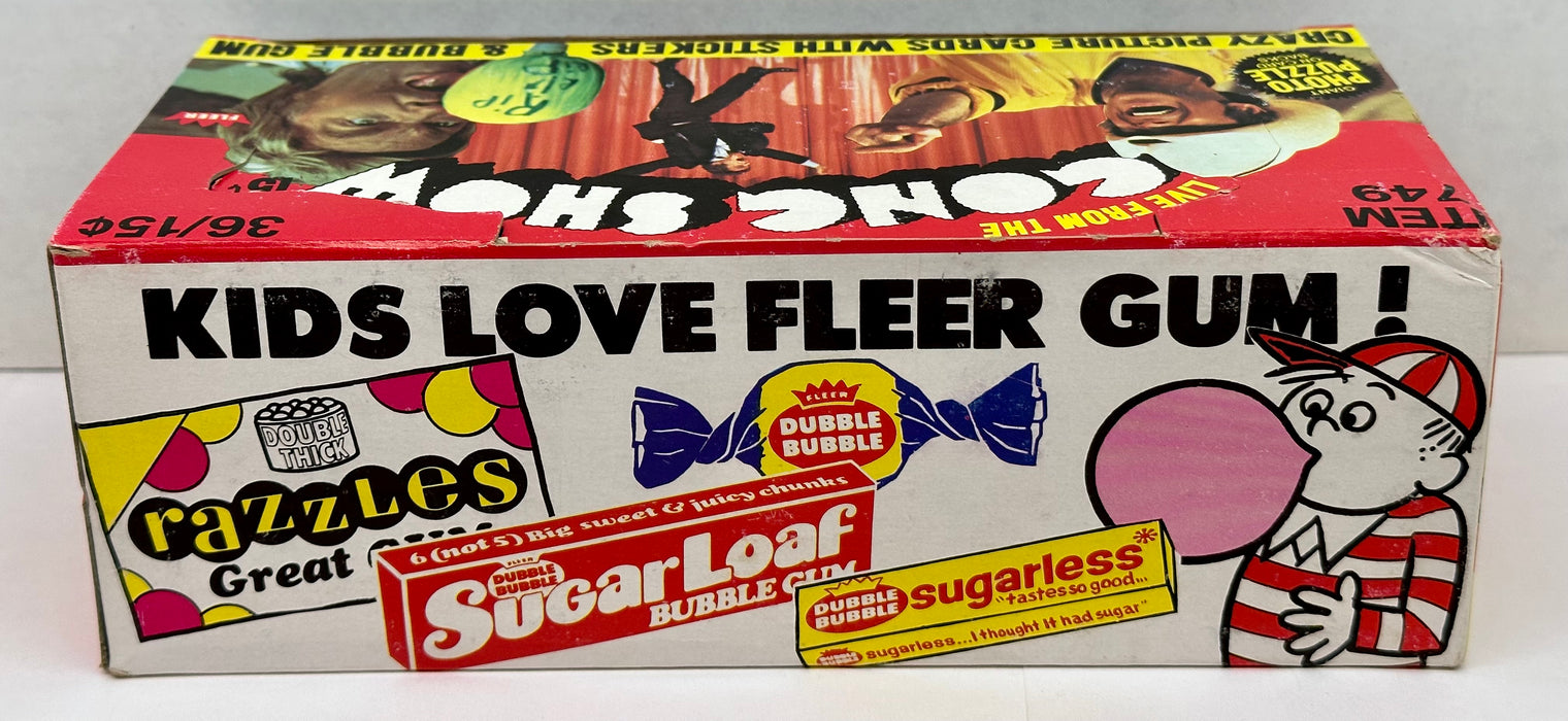 1977 Fleer The Gong Show Bubble Gum Vintage Card Box 36 Sealed Packs FULL   - TvMovieCards.com