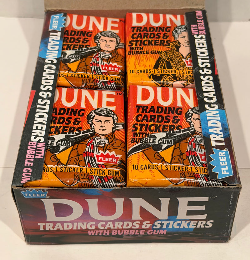 1984 Dune Vintage FULL 36 Wax Pack Trading Card Box Fleer