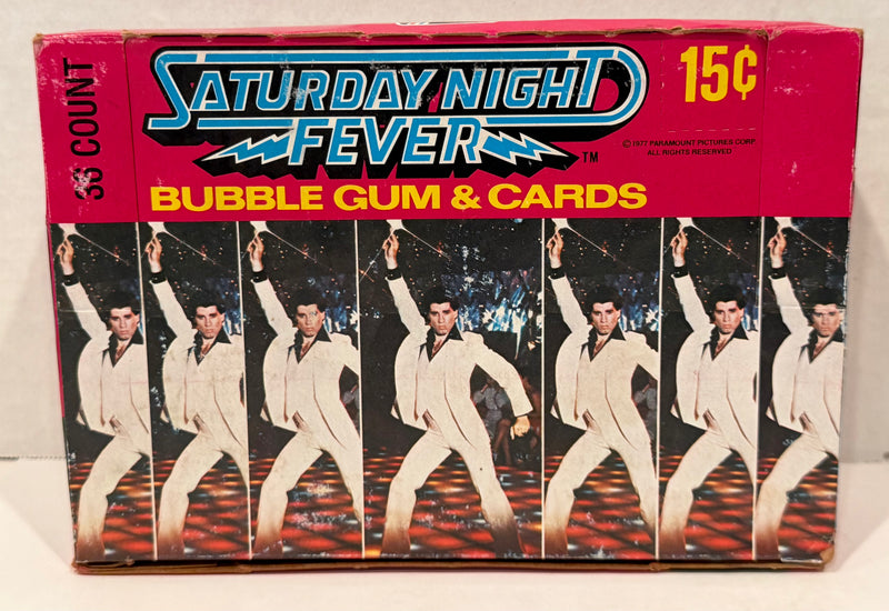 1977 Saturday Night Fever Movie Vintage Wax Trading Card Box Full 36 Packs