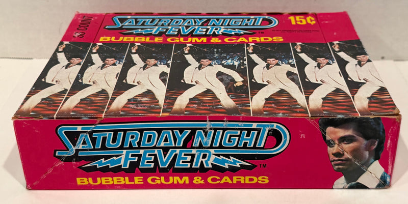 1977 Saturday Night Fever Movie Vintage Wax Trading Card Box Full 36 Packs