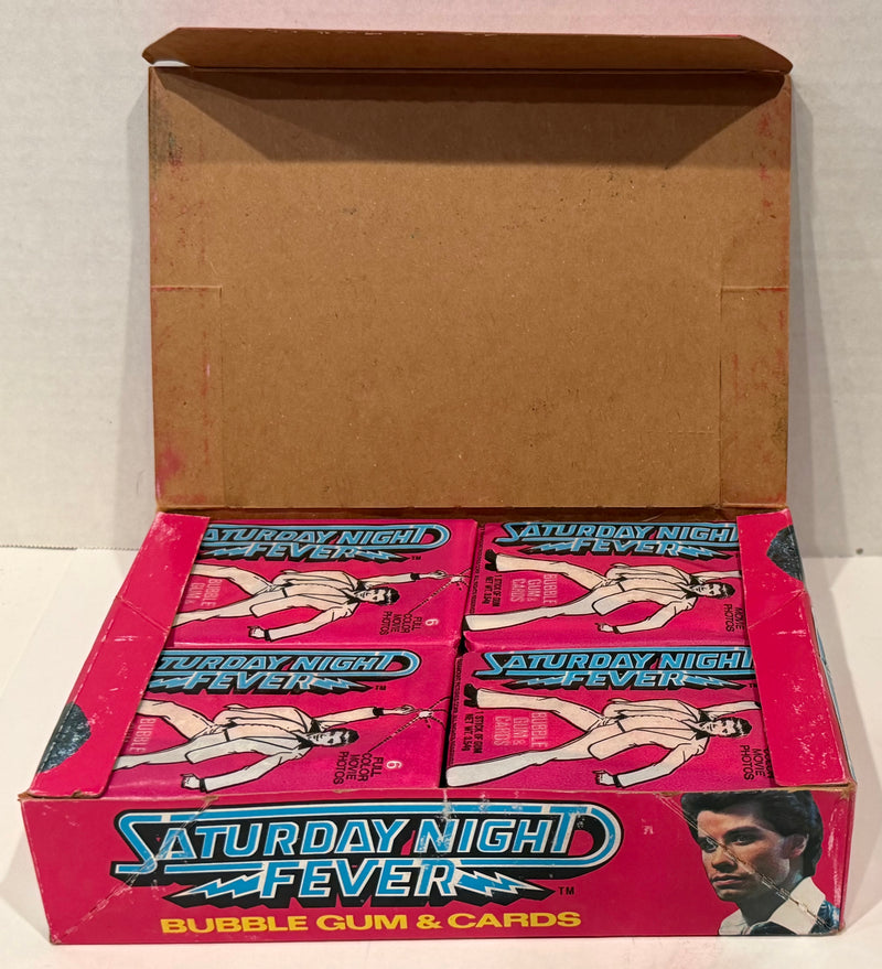 1977 Saturday Night Fever Movie Vintage Wax Trading Card Box Full 36 Packs