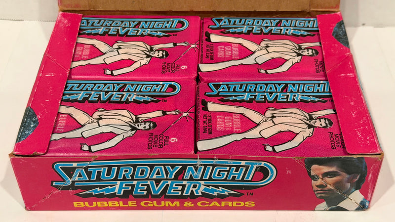 1977 Saturday Night Fever Movie Vintage Wax Trading Card Box Full 36 Packs