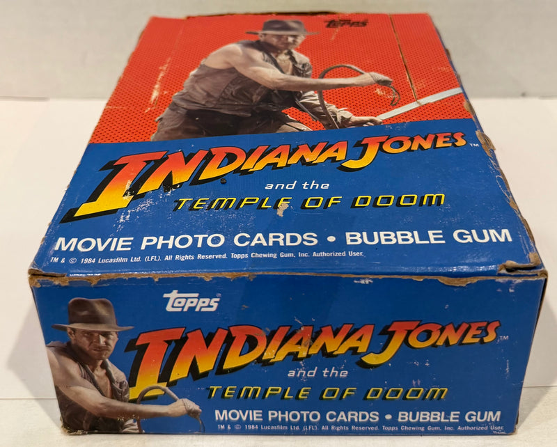 1984 Topps Indiana Jones Temple of Doom Vintage FULL 36 Pack Trading Card Box