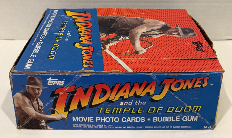 1984 Topps Indiana Jones Temple of Doom Vintage FULL 36 Pack Trading Card Box