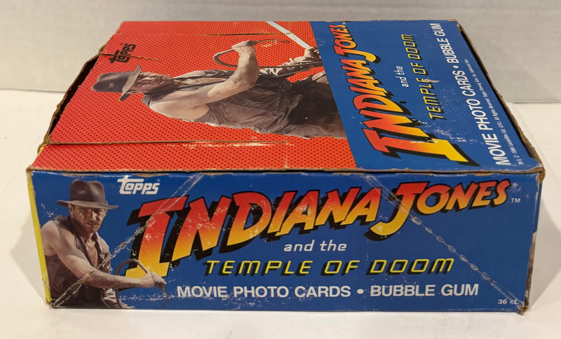1984 Topps Indiana Jones Temple of Doom Vintage FULL 36 Pack Trading Card Box