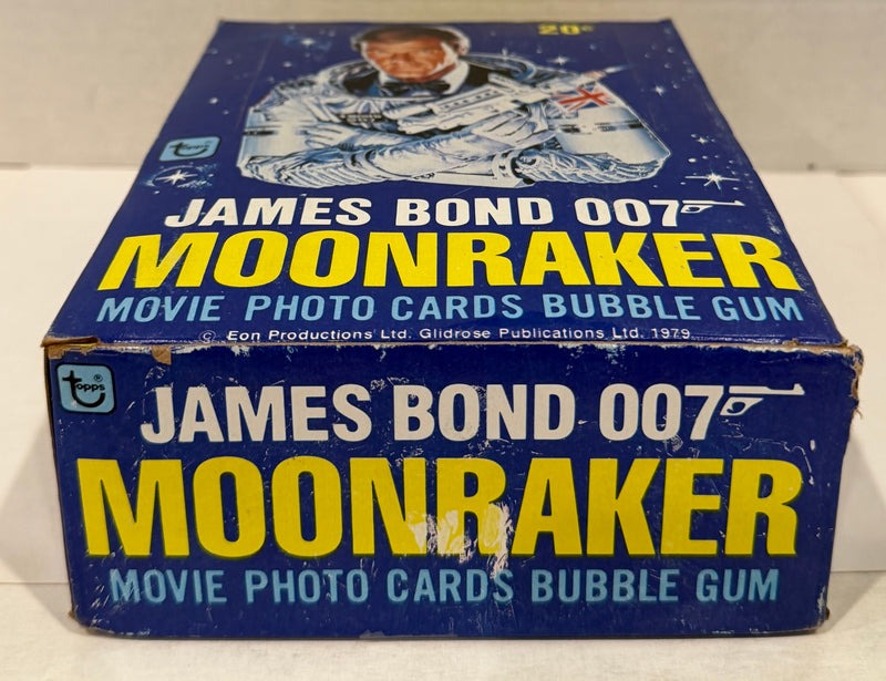 1979 James Bond 007 Moonraker Movie FULL 36 Wax Pack Trading Card Box Topps