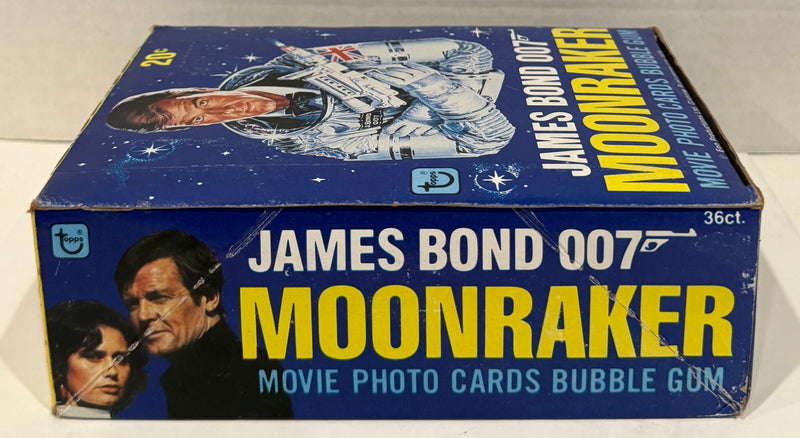 1979 James Bond 007 Moonraker Movie FULL 36 Wax Pack Trading Card Box Topps