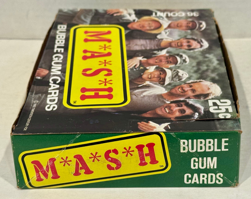1982 Mash TV Show Vintage Bubble Gum Trading Card Box 36 Packs Donruss - TvMovieCards.com