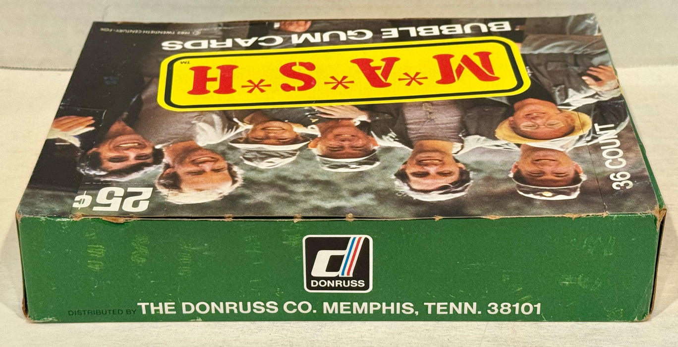 1982 Mash TV Show Vintage Bubble Gum Trading Card Box 36 Packs Donruss - TvMovieCards.com