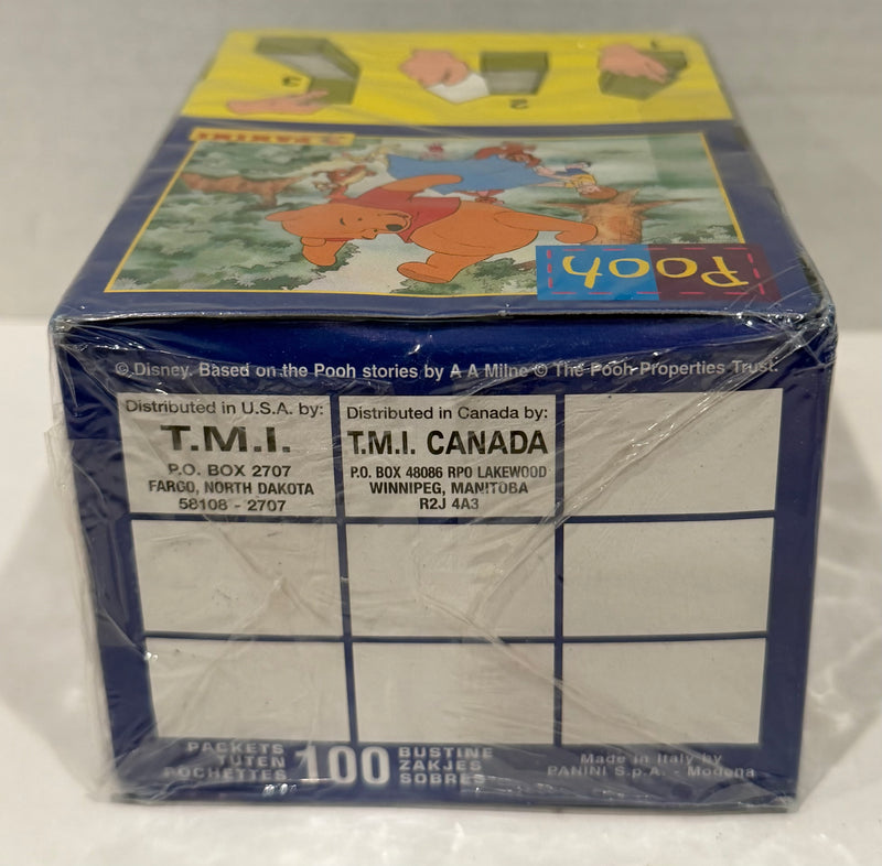 1995 Disney's Winnie The Pooh Album Sticker Box 100 Packs Sealed Panini