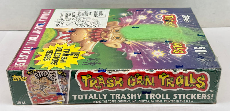 1992 Trash Can Trolls Sticker Trading Card Box 1st Series Topps Wax Full  Sealed   - TvMovieCards.com