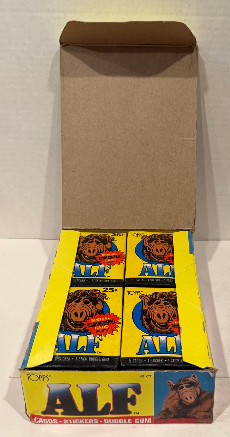 Alf Series 1 & 2 US of Alf Wax Trading Card Box 144 Packs Topps 1987 FULL