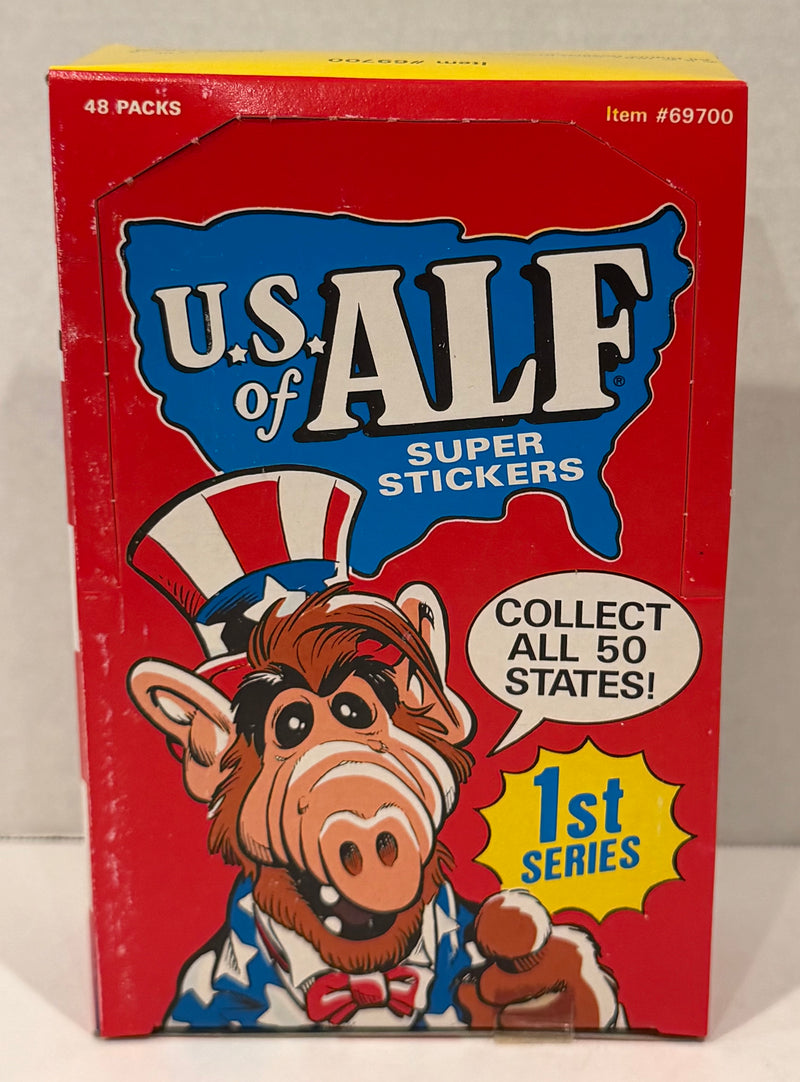 Alf Series 1 & 2 US of Alf Wax Trading Card Box 144 Packs Topps 1987 FULL