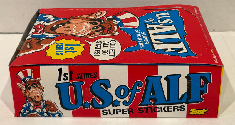 Alf Series 1 & 2 US of Alf Wax Trading Card Box 144 Packs Topps 1987 FULL