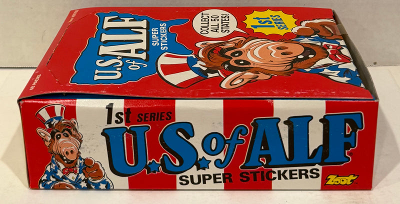 Alf Series 1 & 2 US of Alf Wax Trading Card Box 144 Packs Topps 1987 FULL