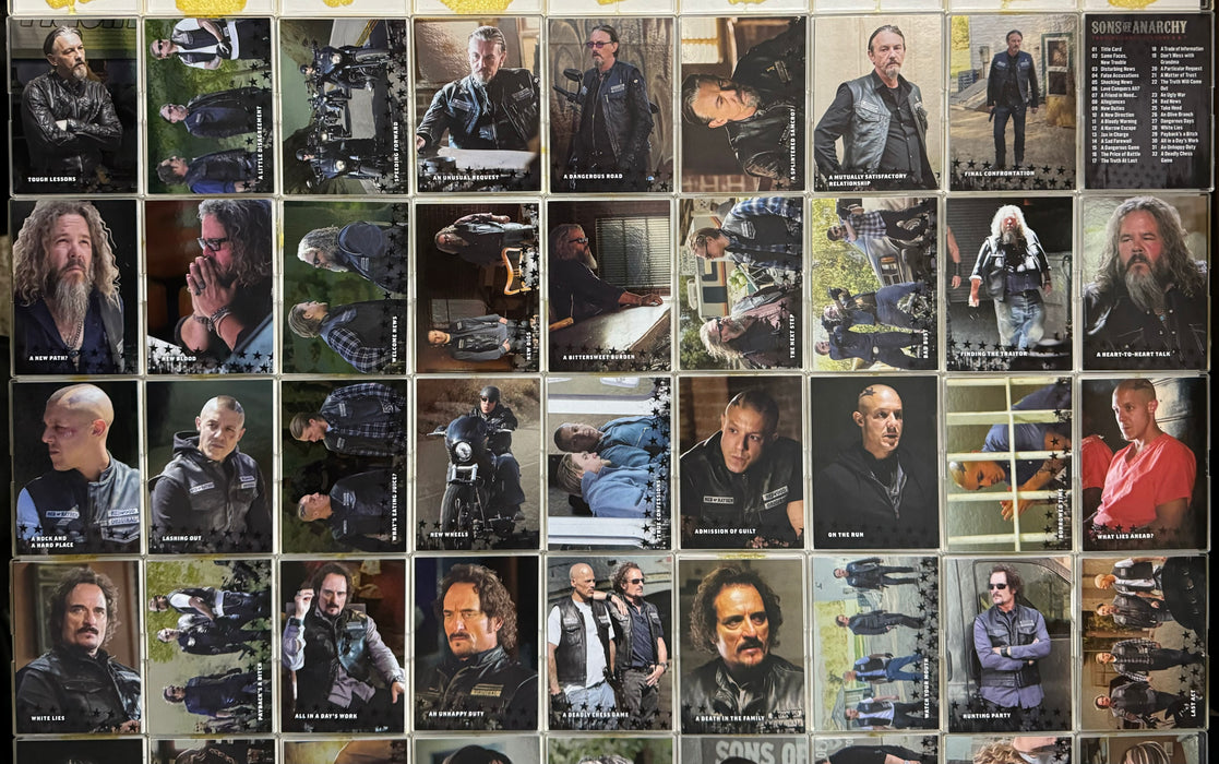 2015 Sons of Anarchy Season 6 & 7 Silver Foil Parallel Trading Card Set (63) Cryptozoic   - TvMovieCards.com