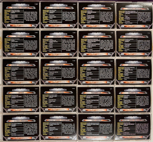Star Wars Galactic Files Reborn Vehicles Chase Card Set V-1 / V-20 - TvMovieCards.com