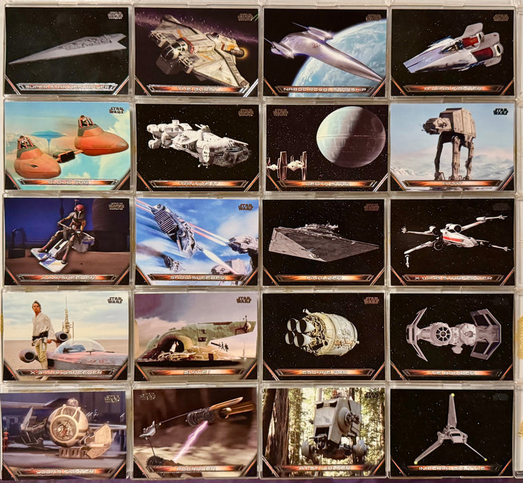 Star Wars Galactic Files Reborn Vehicles Chase Card Set V-1 / V-20 - TvMovieCards.com