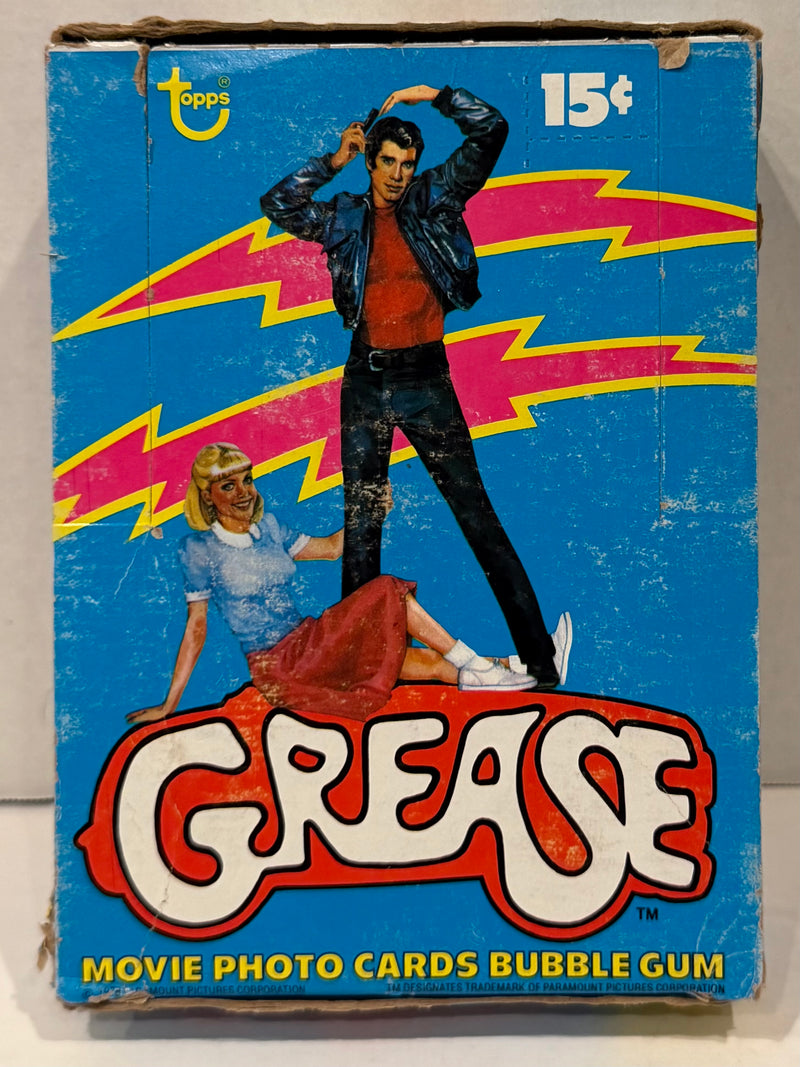 1978 Topps Grease Series 1 Movie Vintage FULL 36 Pack Trading Card Wax Box