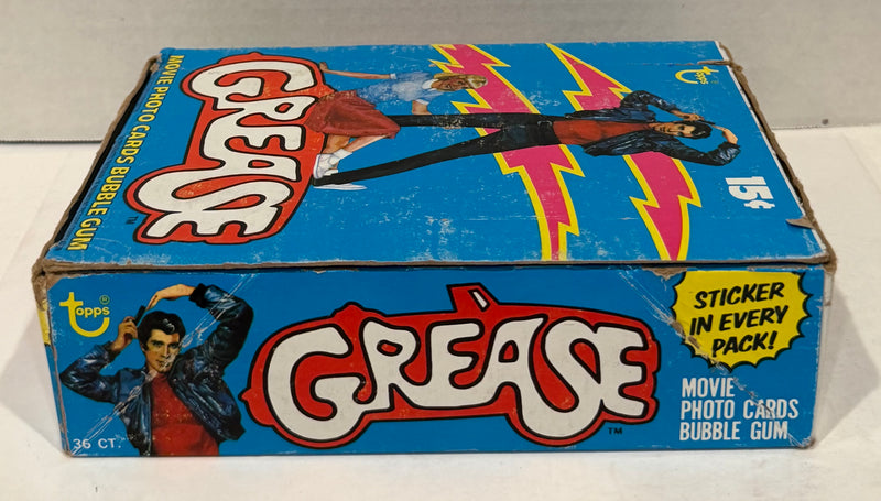 1978 Topps Grease Series 1 Movie Vintage FULL 36 Pack Trading Card Wax Box