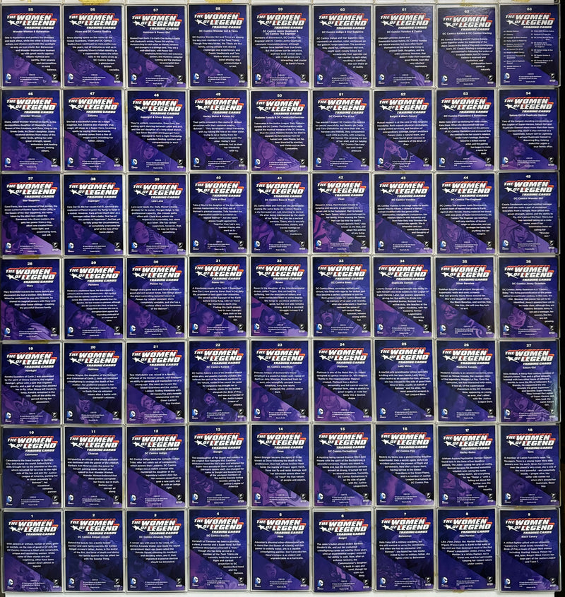DC Comics: The Women of Legend Parallel Foil Base Trading Card Set 63 Cards   - TvMovieCards.com