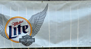 1999 Miller Lite Harley Davidson Motorcycle Event 10ft by 3ft Banner   - TvMovieCards.com