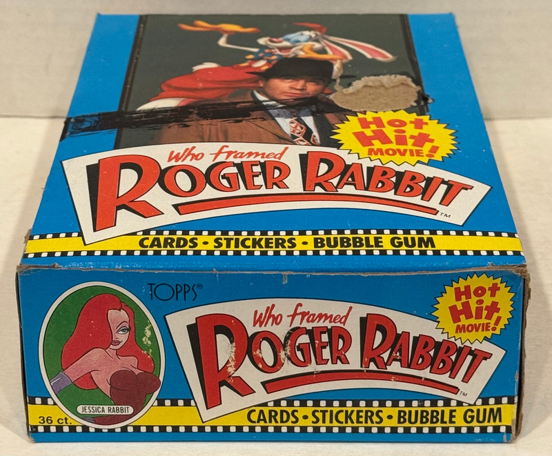 Roger Rabbit (Who Framed) Movie Vintage Bubble Gum Card Box 36 Packs Topps 1988 - TvMovieCards.com
