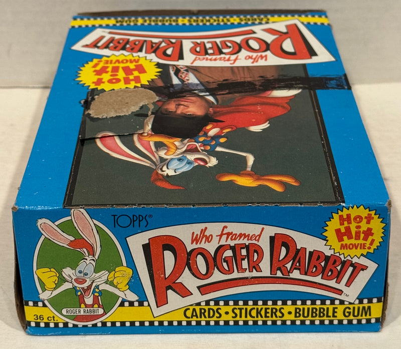 Roger Rabbit (Who Framed) Movie Vintage Bubble Gum Card Box 36 Packs Topps 1988 - TvMovieCards.com