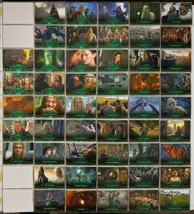 2022 CZX Middle Earth Green Foil Parallel Trading Card Set of 50 Cryptozoic #/45   - TvMovieCards.com