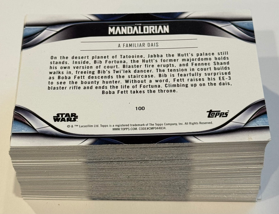 2021 Star Wars The Mandalorian Season 1 Trading Card Base Hobby Set 100/100 - TvMovieCards.com