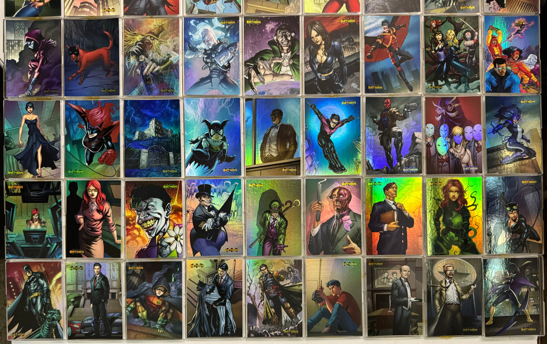 DC Comics Batman The Legend Parallel HoloFoil Base Trading Card Set 63 Cards 2013   - TvMovieCards.com