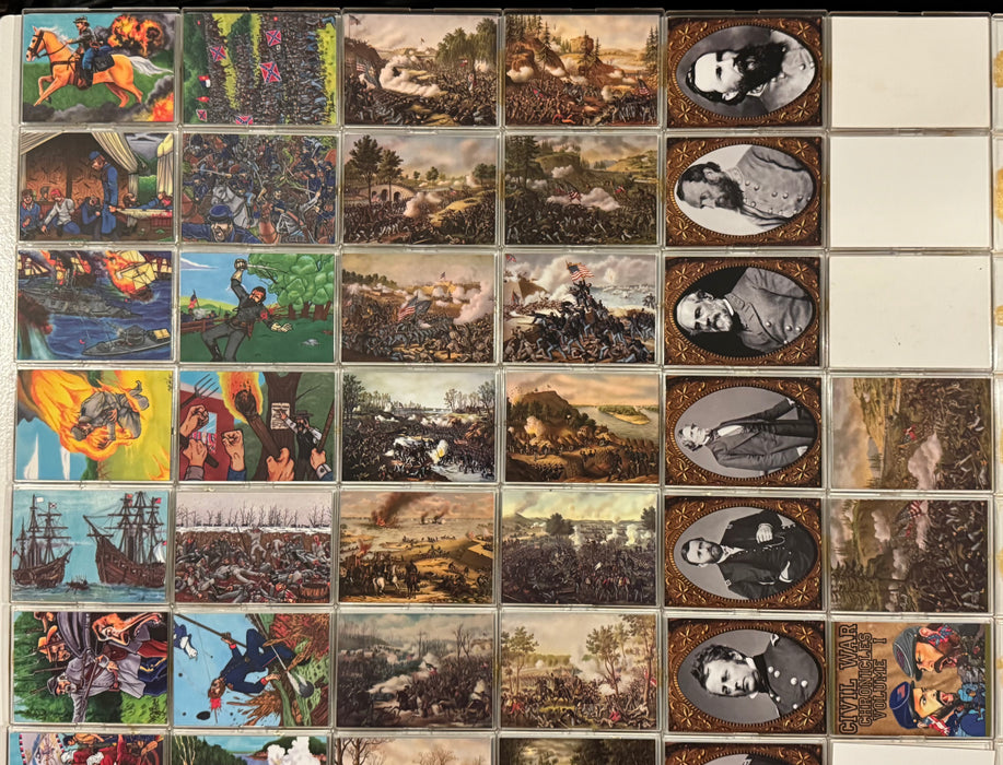 2013 Civil War Chronicles Volume 1 Trading Card Set of 48 Cards & Portrait - TvMovieCards.com