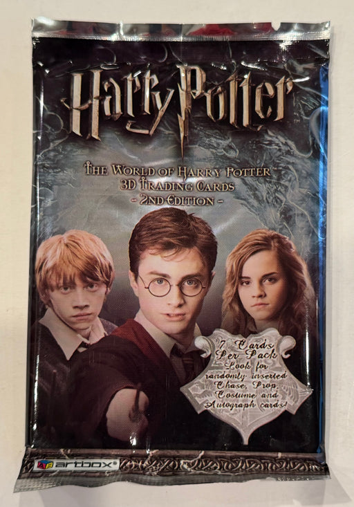 The World of Harry Potter 3D 2nd Edition Open Trading Card Box 24 Sealed Packs - TvMovieCards.com