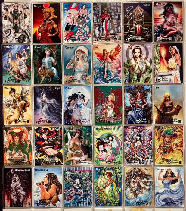 2018 Perna Studios Classic Mythology III Goddesses 30 Base Trading Card Set - TvMovieCards.com