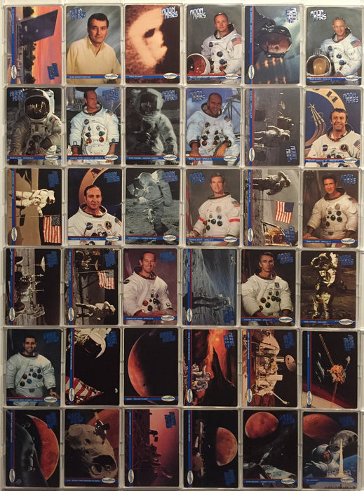 NASA Moon Mars Space Shots Photos Embossed Card Set 36 Cards   - TvMovieCards.com