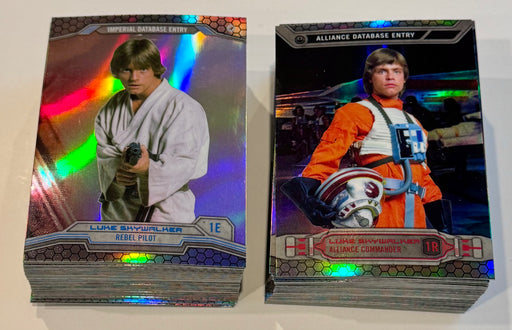 2014 Star Wars Chrome Perspectives Refractor Parallel Base Card Set of 100 1-50E 1-50R - TvMovieCards.com
