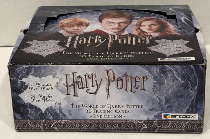 The World of Harry Potter 3D 2nd Edition Open Trading Card Box 24 Sealed Packs