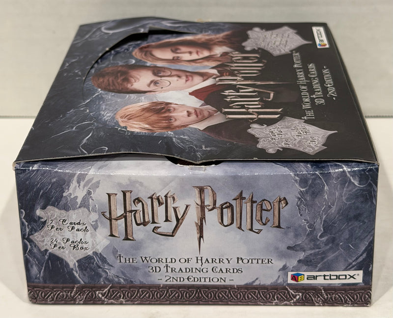 The World of Harry Potter 3D 2nd Edition Open Trading Card Box 24 Sealed Packs
