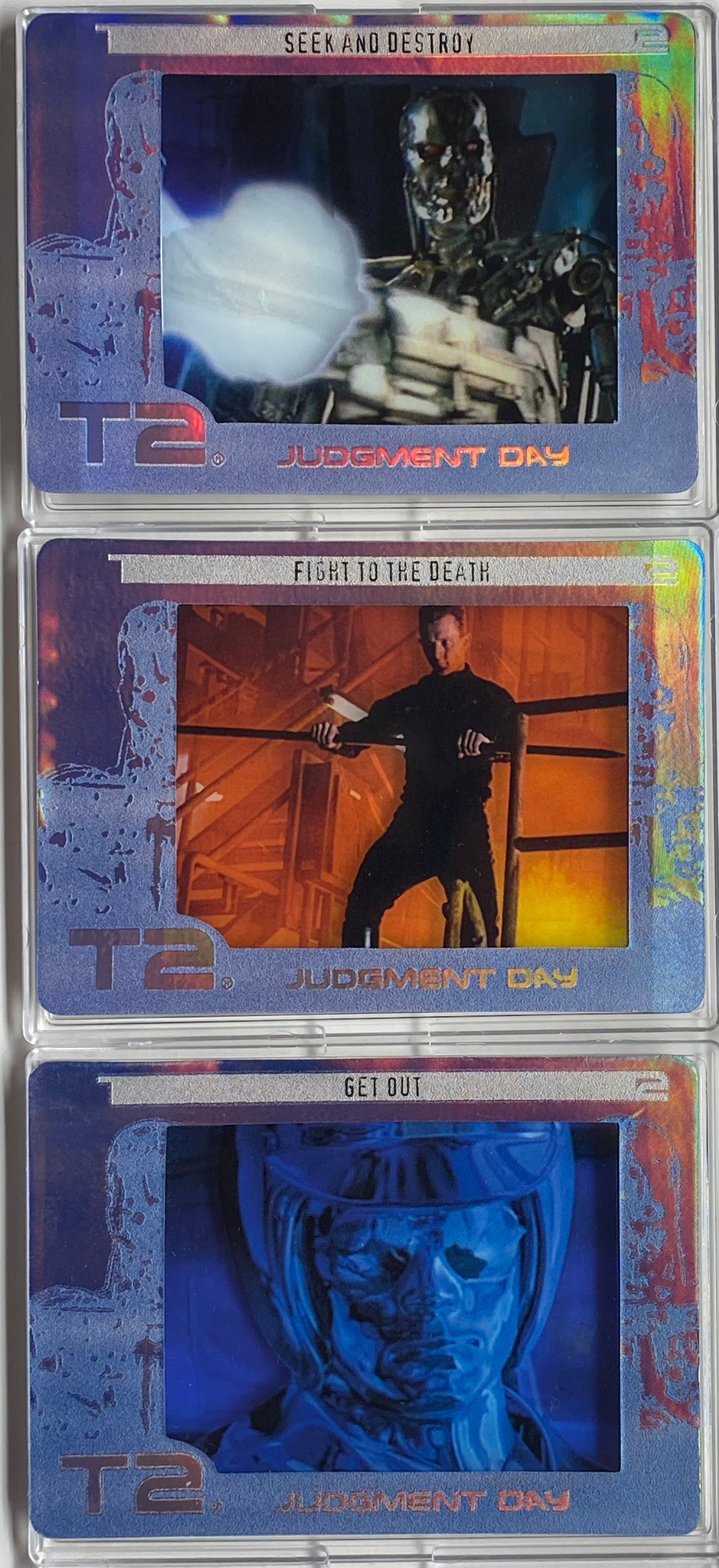 Terminator 2 Movie FilmCardz Ultra-Rare Metal Chase Card Set UR1