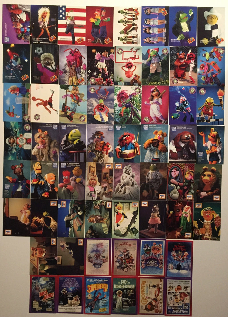 Muppets Jim Henson's Muppets Base Card Set 60 Cards Cardz 1993 - TvMovieCards.com