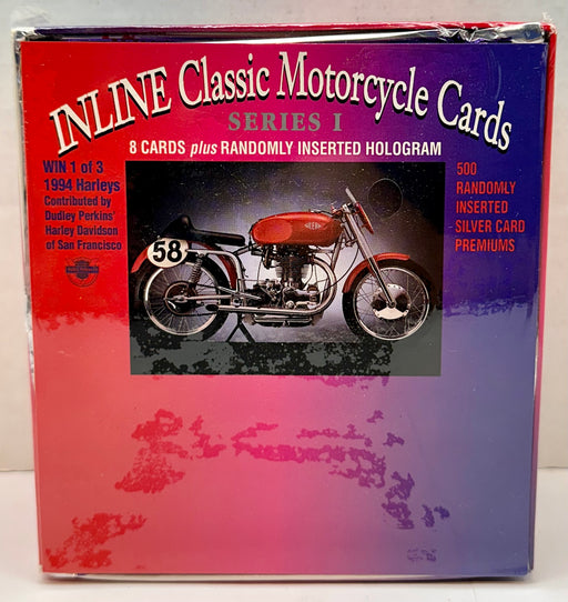 1993 Inline Classic Motorcycle Cards Series 1 Trading Card Box 24ct   - TvMovieCards.com